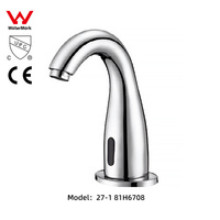 Robinet de lavabo de salle de bain intelligent et automatique de luxe 2026, sans levier, avec capteur infrarouge pour lavage des mains