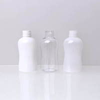 Bouteille à presser transparente en plastique de 120 ml avec bouchon à vis et bec verseur pour huiles essentielles, écologique, vente en gros