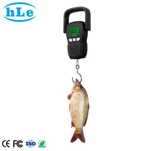 50KG 10G Bagagem Eletrônica Mão Portátil Pendurado Balança Digital Pesca Balanças