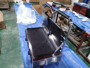 لوحة مسطحة مضلع الجانب الآخر شطيرة شواء شواية بانيني - Product Image 4