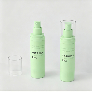 Individuelles Logo Airless Lotion Flasche 15ml 30ml 50ml AS PP Nachfüllbare Kosmetik-Pumpflasche Schönheitsverpackung - Product Image 4