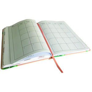 Agenda personnalisé à couverture rigide avec ruban, impression personnalisée à bas prix - Product Image 1