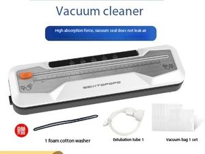 Nouvelle machine de mise sous vide intelligente pour la conservation, scelleuse plastique pour aliments secs et humides avec coupe-sac et 10 sacs sous vide - Product Image 5