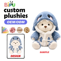 Produsen Boneka Plush Custom MOQ Rendah OEM Mainan Boneka Plush Lembut Isi Kapas Lembut Sesuai Gambar Anda