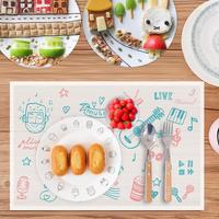 Napperon adhésif jetable pour bébé et enfants Napperons imperméables, tapis de table portables pour restaurant