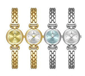Reloj de Pulsera Clásico de Cuarzo para Mujer, Resistente al Agua, Dorado, Retro, Vintage, con Brazalete, Regalo para Mujeres - Product Image 3