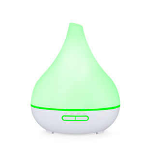 Difusor de Aromas Jcsy 314, Humidificador Ultrasónico de 500 ml, Base de Madera Blanca, para Uso en el Hogar y Dormitorio - Product Image 4
