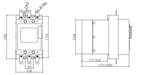 Equipo de distribución de energía de baja tensión trifásica/trifásica con engranaje rectificador controlado por silicio, tiristor de fase dividida/20, 1 unidad