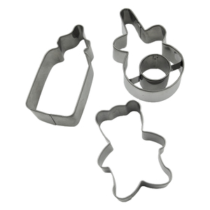 Strumento di cottura per bambini taglierina per <span class=keywords><strong>biscotti</strong></span> per bambini, strumenti per la decorazione della cottura a forma di biberon per orsi a forma di piede per <span class=keywords><strong>biscotti</strong></span> e pasticceria - Product Image 2