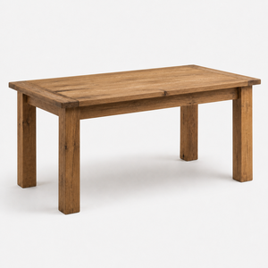 Mesa de Comedor Rectangular Moderna de Madera de Teca Sólida, Estilo Escandinavo, Ecológica, para Hogar, Apartamento, Hotel, Escuela, Muebles para Comedor - Product Image 1
