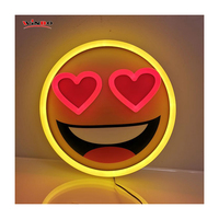 Envío Directo, Diseño Gratuito, Letrero de Neón LED Personalizado con Nombre, Letrero de Neón LED con Cara Sonriente, Logotipo Personalizado