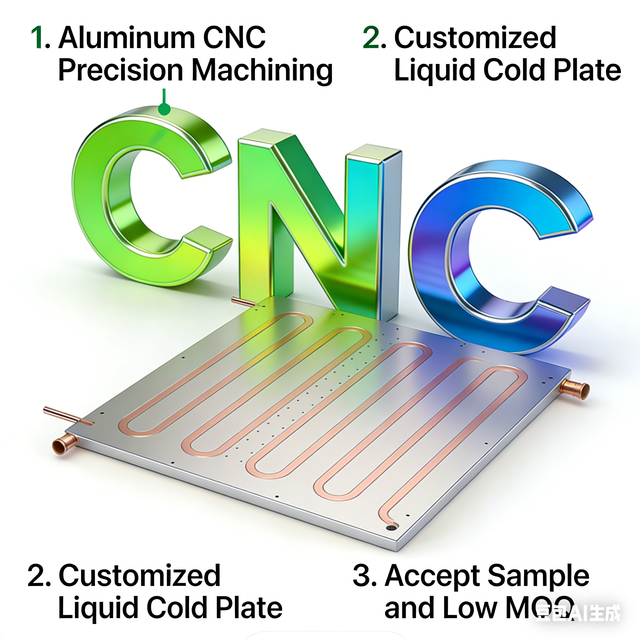 Custom-designed TEC Power Inverters Fast Heating Cooling Unit Large Aluminum Alloy Water Cooling Plate for Kitchen Knives