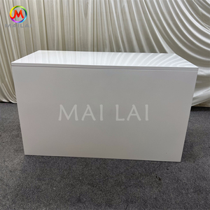 <span class=keywords><strong>Mesa</strong></span> de <span class=keywords><strong>Bar</strong></span> Plegable Blanca Nueva de <span class=keywords><strong>Alta</strong></span> Calidad para Bodas y Eventos, <span class=keywords><strong>Mesa</strong></span> de <span class=keywords><strong>Bar</strong></span> de Acero Inoxidable para Fiestas - Product Image 1