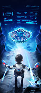 XS4 Ballon volant UFO rotatif à LED, à commande manuelle, à induction, type soucoupe volante, drone <span class=keywords><strong>Nova</strong></span>, best-seller - Product Image 4