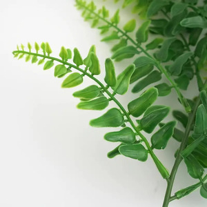 Plante artificielle de fougère en guirlande, 100cm-200cm, en plastique, pour décoration de plafond de mariage et décoration murale intérieure - Product Image 2