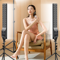 Lumière LED vidéo 58CM 72CM avec télécommande pour photographie, éclairage d'appoint pour YouTube, studio photo, fête, mariage