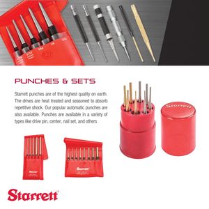 Premium Lightweight Knurled 5-1/4&quot; Automatic Center Punch <strong>11/16</strong>&quot; Diameter Adjustable Stroke Steel <strong>Chisel</strong> &amp; Punches - Product Image 5