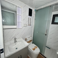 Contenedor de Acero Impermeable para Baño, para Diversas Aplicaciones: Cochera Exterior, Almacén, Centro Comercial y Comedor