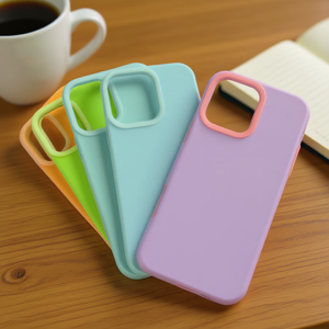 Funda Protectora para Teléfono Móvil de TPU a Prueba de Golpes para iPhone, Diseño de Color Puro - Product Image 3