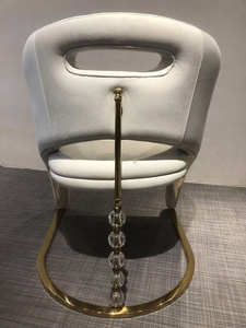 Sedia da pranzo moderna in acciaio inossidabile elegante e confortevole seduta in velluto <span class=keywords><strong>per</strong></span> casa ufficio <span class=keywords><strong>soggiorno</strong></span> sala da pranzo Hotel e appartamento - Product Image 6
