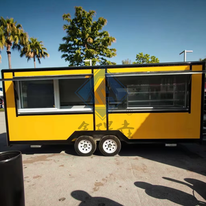 Belle remorque de restauration Bar à bière Vintage Snack Food Van Chariot à crème glacée Bar mobile Camion pour les événements - Product Image 5