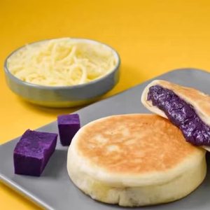 Pâtisserie végane prête au micro-ondes à base de patate douce violette surgelée, idéale pour la restauration - Product Image 4