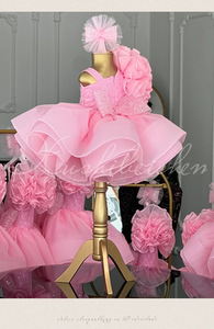 Vestito Estivo per Bambina Stile Western con Stampa e Fiocco in Lino, Abito Principessa per Uso Quotidiano, Nuova Collezione 2025 - Product Image 6
