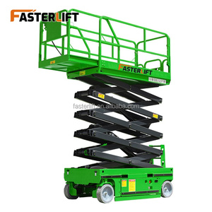 Daha hızlı kaldırma 6-16m Genie JLG adam hava platformu elektrikli hidrolik küçük makaslı asansörler satılık 14m - Product Image 1