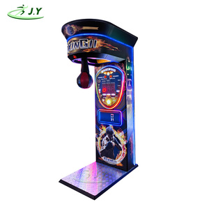 Máquina de Boxeo LED Comercial Duradera de Fábrica JY, Operada con Monedas, Juego de Medición de Fuerza de Golpe, 1 Año de Garantía, en Inglés, para Bares y Salas de Juegos - Product Image 1