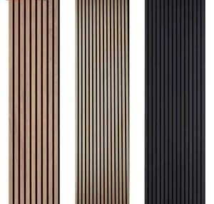 Panneaux acoustiques en bois imperméables <span class=keywords><strong>WYC</strong></span> de pointe, design graphique moderne, panneaux insonorisants pour salon, chambre et hôtel - Product Image 1
