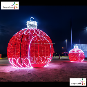 Esfera LED iluminada para exteriores, bola LED para eventos, luces LED en forma de cadena, arco de luz con bolas LED - Product Image 1
