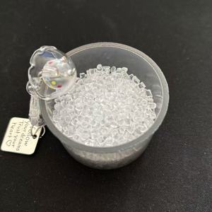 Vente directe d'usine de granulés de matière plastique PC transparente, qualité de moulage par injection, renforcée/renforcée, échantillons gratuits - Product Image 1