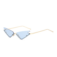 Gafas de Sol de Media Montura de Alta Calidad 2024, Gafas de Sol de Marca para Mujer, Diseño de Moda de Lujo, Gafas de Sol con Patillas Metálicas