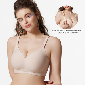 Vendita calda di fibbie frontali reggiseno per <span class=keywords><strong>donne</strong></span> grande tazza di allattamento Sexy per adulti reggiseno donna incinta reggiseno mamma alimentazione - Product Image 4