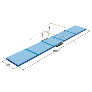 Ensemble <span class=keywords><strong>de</strong></span> tapis d'atterrissage pour barres asymétriques et inégales, conformes aux normes FIG, produit <span class=keywords><strong>de</strong></span> sport et <span class=keywords><strong>de</strong></span> divertissement - Product Image 1