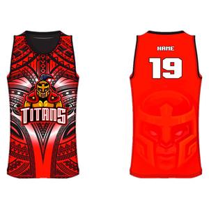 Conjunto de Uniformes de Baloncesto Reversibles para Niños, Transpirables, de Secado Rápido, Tela de Poliéster, Impresión por Sublimación, Personalizados - Product Image 5