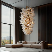 Luminaires en verre sur mesure pour hôtels, restaurants, salles de banquet, villas, chandeliers décoratifs, luminaires suspendus