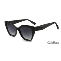 Lunettes de soleil tendance 2026 pour femmes et hommes, protection UV400, luxe, OEM/ODM, monture intégrale surdimensionnée, en acétate, style œil de chat