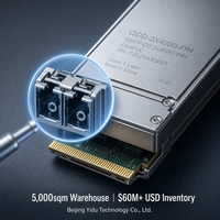 Ciscos QDD 2X400G FR4 800G QSFP DD Dual LC 2km SMF Data Center AI Cluster Optical Transceiver Module 1 Year Warranty