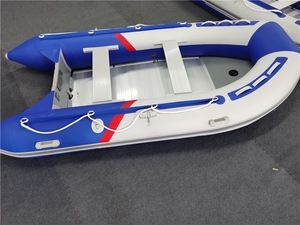 Yate Deportivo Inflable de PVC de 360 cm en Oferta, con Piso de Aluminio, Motor Fuera de Borda y para Deportes Acuáticos de Rescate - Product Image 5