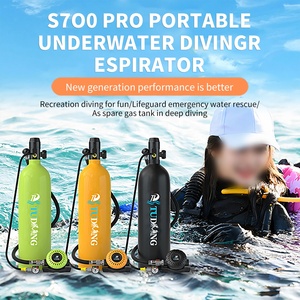 TUDIVING OEM/ODM <span class=keywords><strong>Bouteille</strong></span> <span class=keywords><strong>de</strong></span> <span class=keywords><strong>plongée</strong></span> HPA 200 bar 20 MPa 3000 psi pour sports nautiques, avec embout buccal à valve <span class=keywords><strong>de</strong></span> décharge, autonomie 25-30 minutes - Product Image 2
