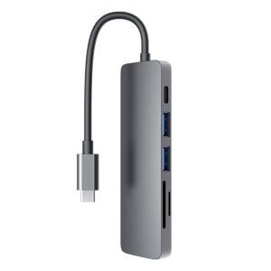 Adaptador Hub <span class=keywords><strong>Hc</strong></span>-13c 6 en <span class=keywords><strong>1</strong></span>, Lector de Tarjetas Usb3.0, Carga Rápida PD, Hub Usb-c Tipo C para Portátil - Product Image 1