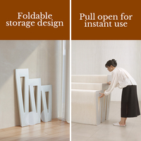 Présentoir pliable artistique en papier accordéon multi-formes Spazepaper Triangle Long Shelf pour salle d'exposition