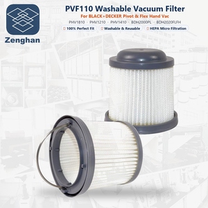 Filtre de remplacement lavable PVF110 pour aspirateur à main <span class=keywords><strong>BLACK</strong></span>+<span class=keywords><strong>DECKER</strong></span> Pivot Flex PHV1810 PHV1210 PHV1410 BDH2000PL BDH2020FLFH - Product Image 1