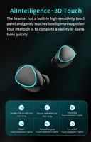 Écouteurs et Casques TWS M22 à Réduction de Bruit, Écouteurs Sans Fil, Casque pour Couples, Écouteurs avec Batterie Externe
