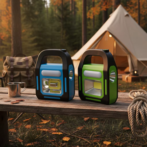 Nueva <span class=keywords><strong>Linterna</strong></span> LED Multifuncional Recargable por USB con Energía Solar, Clasificación IP44, para Uso en Exteriores, Camping, Hogar, Trabajo, Portátil, 5 Años <span class=keywords><strong>de</strong></span> Duración - Product Image 2