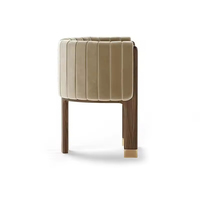 Chaise de salle à manger moderne JP tapisserie d'ameublement chaise de salle à manger en bois massif minimaliste maison nouvelle chaise de salle à manger design avec dossier d'accoudoir