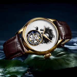 <span class=keywords><strong>Montre</strong></span> mécanique de luxe pour <span class=keywords><strong>homme</strong></span> avec logo personnalisé, tourbillon volant, saphir, étanche, style affaires, signes du zodiaque - Product Image 5
