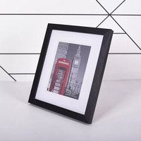 Vente chaude Impression Numérique Moderne Simple Photo Photo Affiche Taille Personnalisée Noir MDF En Bois Art Cadre