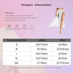 Jupe longue maxi transparente en mousseline pour femme, idéale pour la plage, comme cache-maillot, ou pour la natation, la danse, les soirées en club et les festivals de musique - Product Image 6